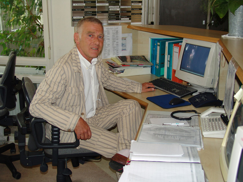 augustus 2004, receptie-werk bij FNV-Kiem